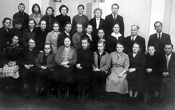 На семинаре, 1958 год